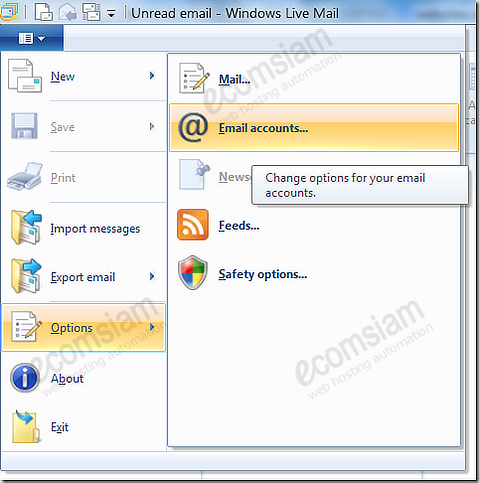 windows-livemail-setting-for-windows แนะนำโดย webhostthai web hosting